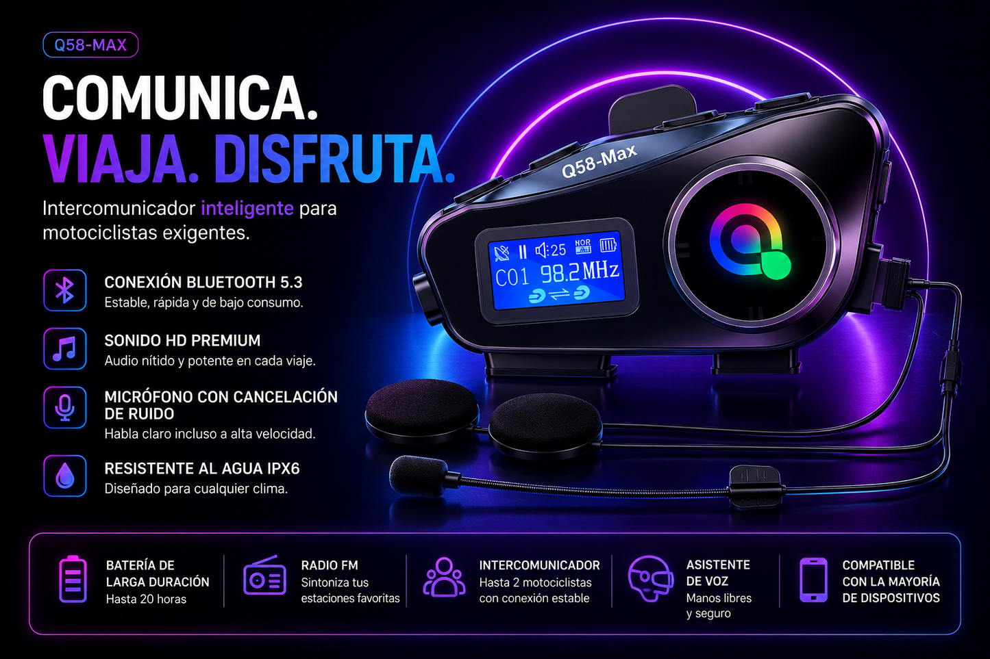 INTERCOMUNICADOR Q-58 TECLOP