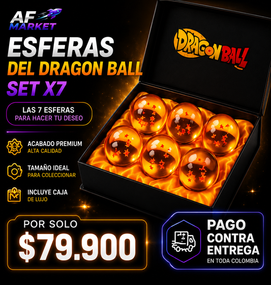 ESFERAS DEL DRAGON BALL SET X7