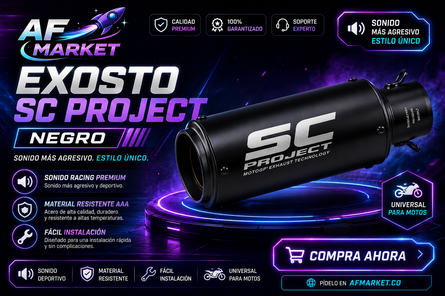 EXOSTO SC NEGRO