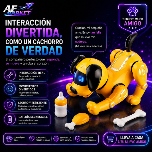 Perro Robot Interactivo Inteligente Cont