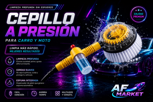Cepillo A Presion Lavado Carro auto Moto