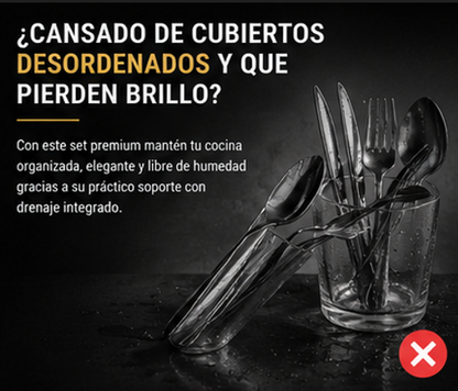 Juego Cubiertos De 24 Piezas Base huevo