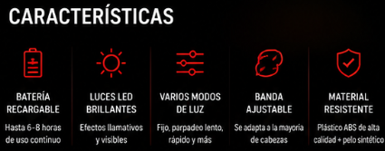 MÁSCARA OSO LUZ