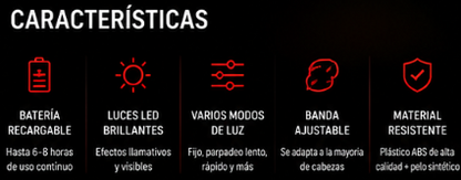 MÁSCARA OSO LUZ
