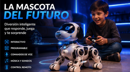 Perro Robot Interactivo Inteligente Cont