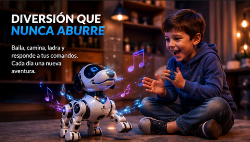 Perro Robot Interactivo Inteligente Cont