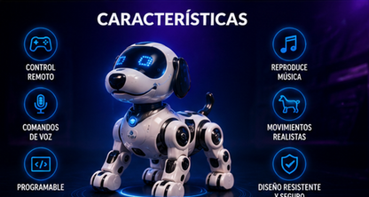 Perro Robot Interactivo Inteligente Cont