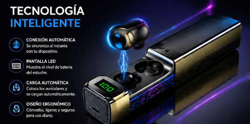 Auriculares Mipods E50 True Wireless Hea