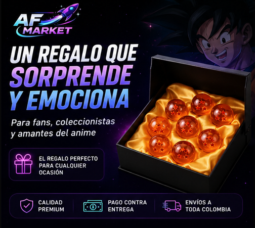 ESFERAS DEL DRAGON BALL SET X7