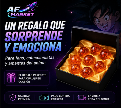 ESFERAS DEL DRAGON BALL SET X7