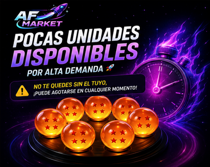ESFERAS DEL DRAGON BALL SET X7