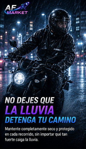 Impermeable completo lluvia moto bici sc