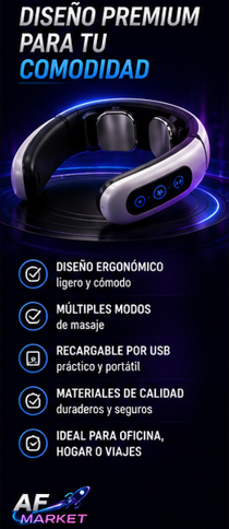 MASAJEADOR CUELLO MAGNETICO