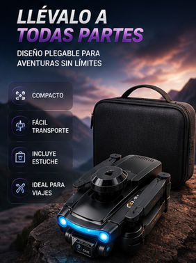 DRON CONTROL REMOTO CAMARA Y LUCES