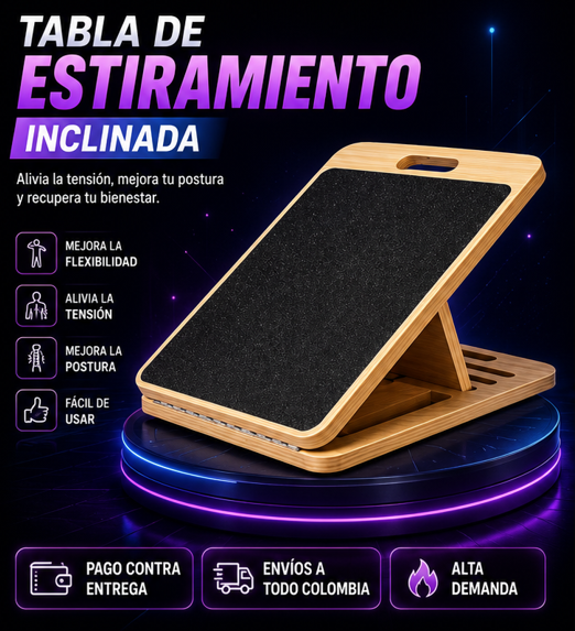 Tabla de Estiramiento Inclinada