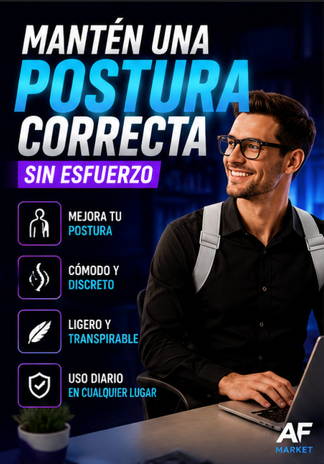 CORRECTOR POSTURA INTELIGENTE VIBRADOR