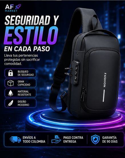 BOLSO ANTIROBO+T10+4MANILLAS+M25