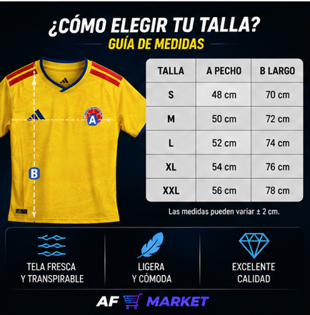 Camisa Colombia 1.1 + Caja mundial 2026