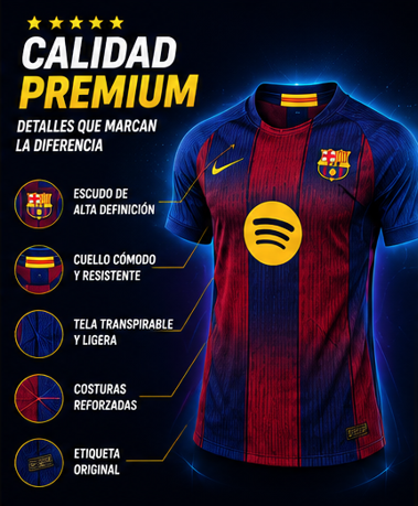 CAMISETA BARCELONA PLAYER LOCAL 2026
