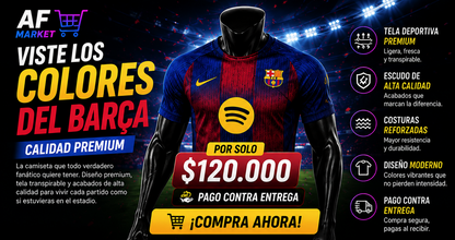 CAMISETA BARCELONA PLAYER LOCAL 2026