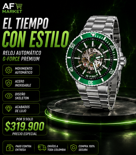 Reloj G-force At9813 Automatico