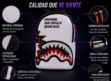 Bolso Sprayground mordisco