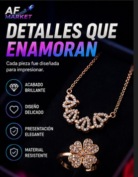 Combo Trebol Corazon + Caja Rosas