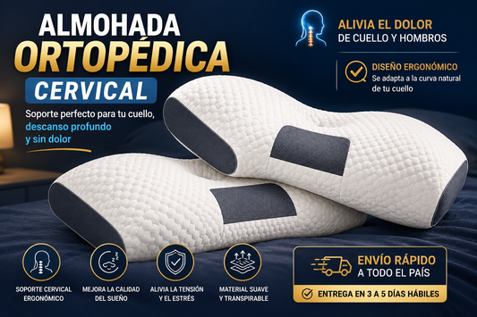 Almohada Ortopedica Cervical Set x 2