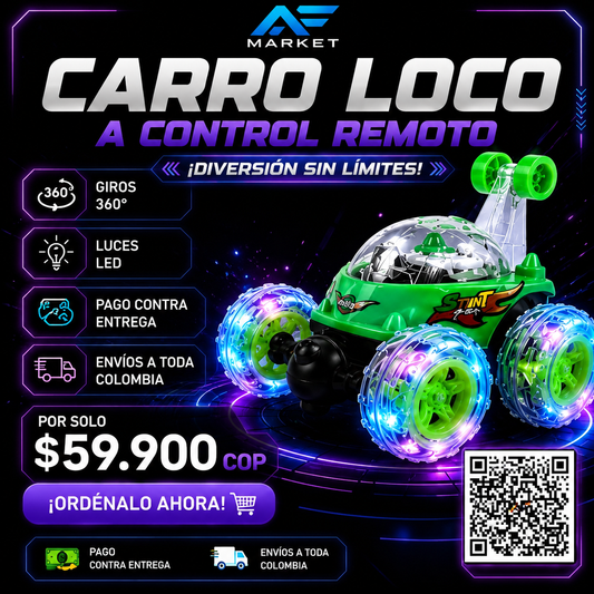 CARRO LOCO A CONTROL REMOTO