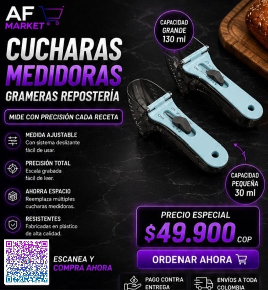Cucharas Medidoras Grameras Repostería
