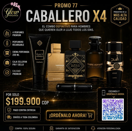 PROMO - 77 CABALLERO X4