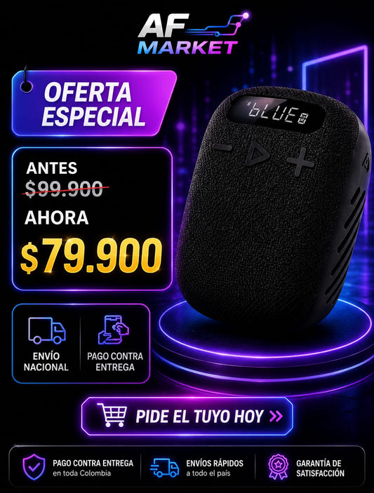 Parlante Para Moto Bicicleta Bluetooh