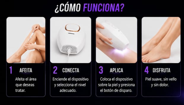 DEPILADORA LASER IPL PERMANENTE