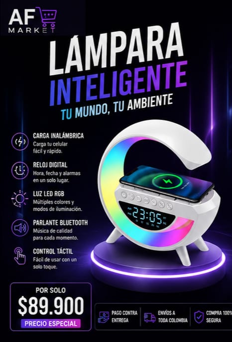 Reloj-Parlante G con Pantalla