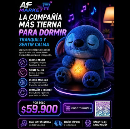 Peluche Stitch Respira Sonido