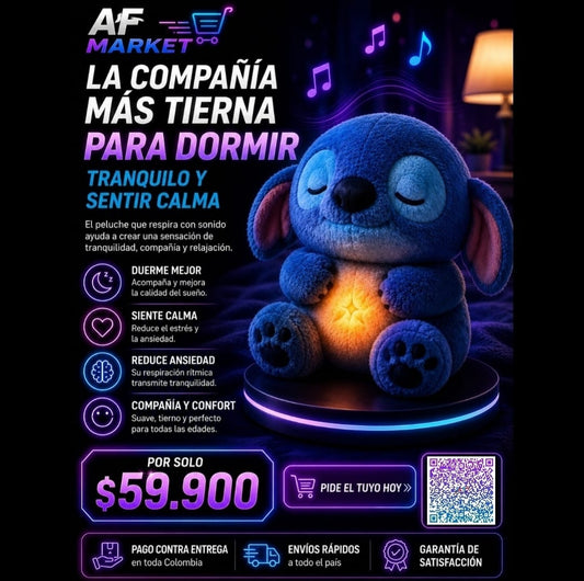 Peluche Stitch Respira Sonido