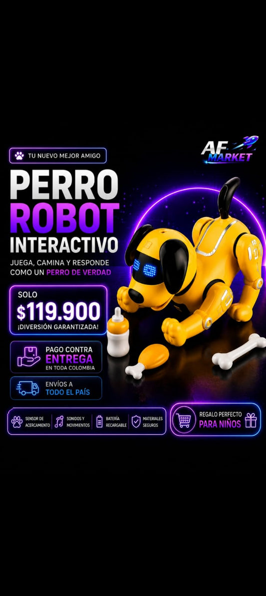 Perro Robot Interactivo Inteligente Cont