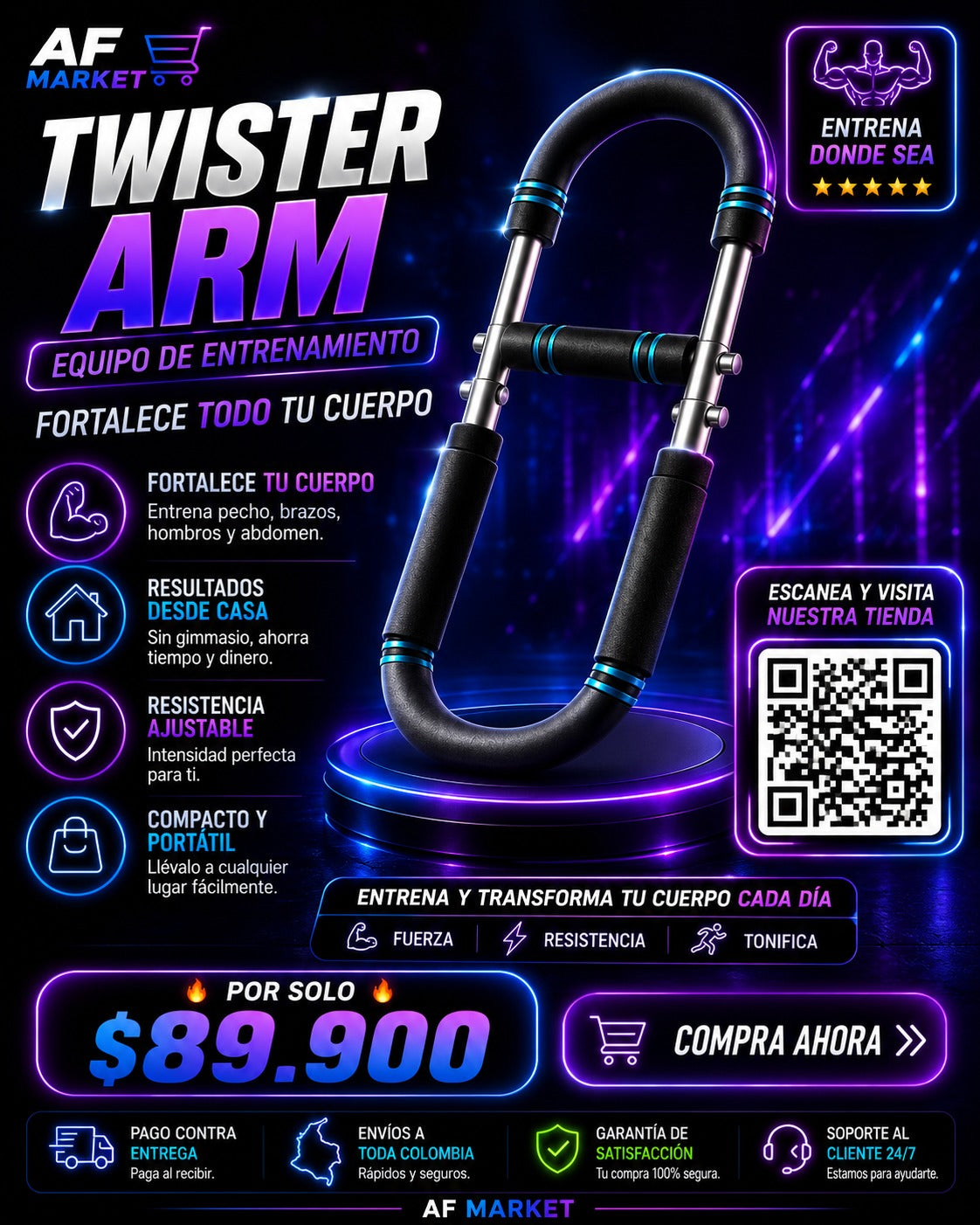 Twister Arm Equipo de Entrenamiento