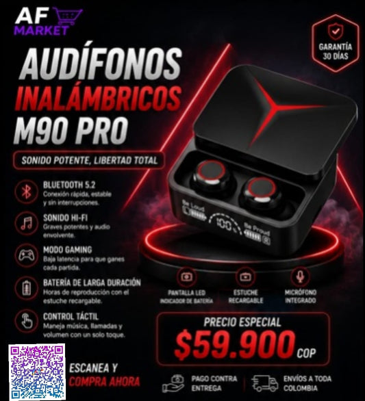 DI Audífonos Inalámbrico M90 Pro