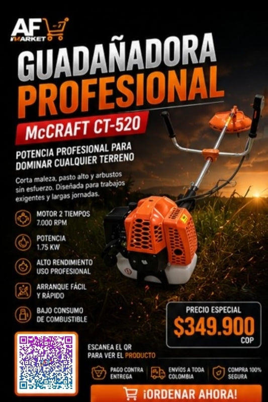 guadañadora profesional MCCRAFT CT-520