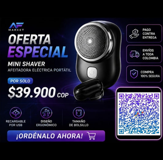 Mini Shaver Afeitadora Electrica Portati