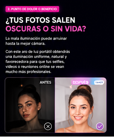 Aro Selfie Mini Para Celular