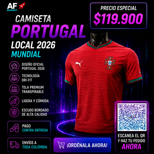 🇵🇹 CAMISETA PORTUGAL LOCAL 2026 MUNDIAL