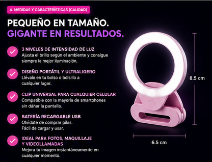 Aro Selfie Mini Para Celular