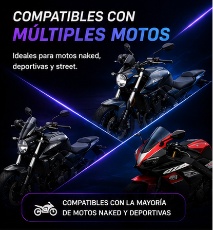 Espejos De Aleron De Lujo Para Moto Nake