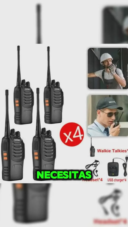 Radio Walkie Talkie Baofeng Bf888s Uhf X2 und.